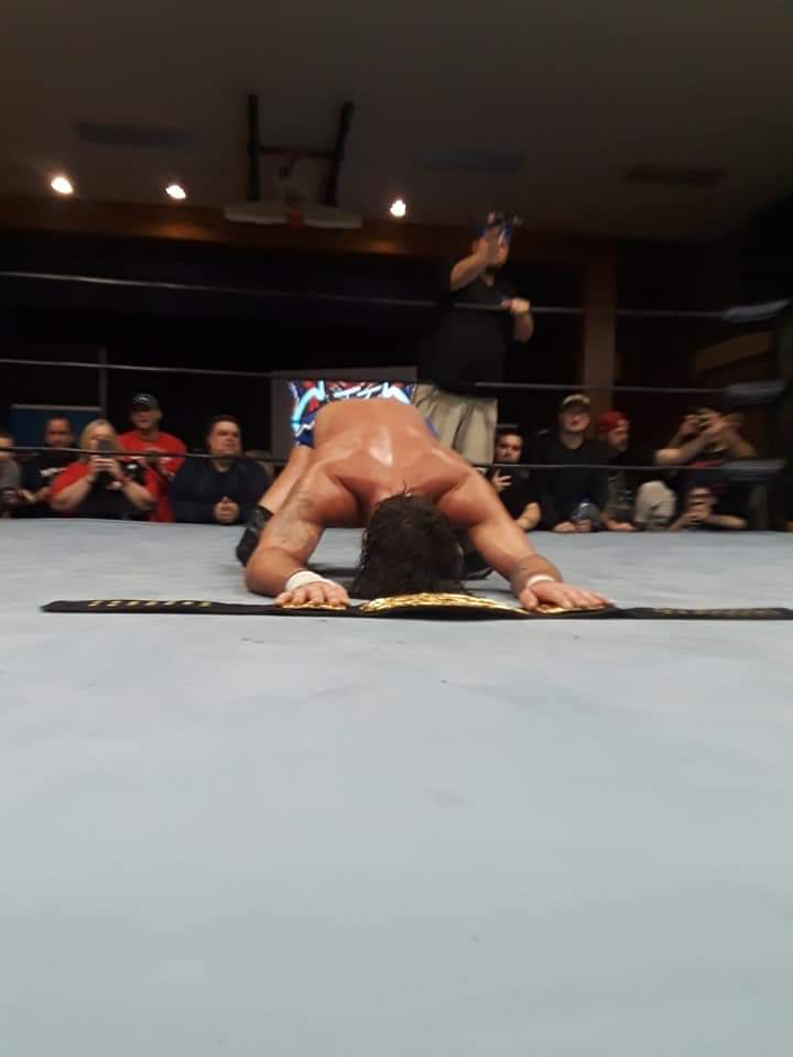 TheSignFather's tweet image. One year ago today......
@thejtdunn captured the @newwrestling1 Championship at #SpringSlam