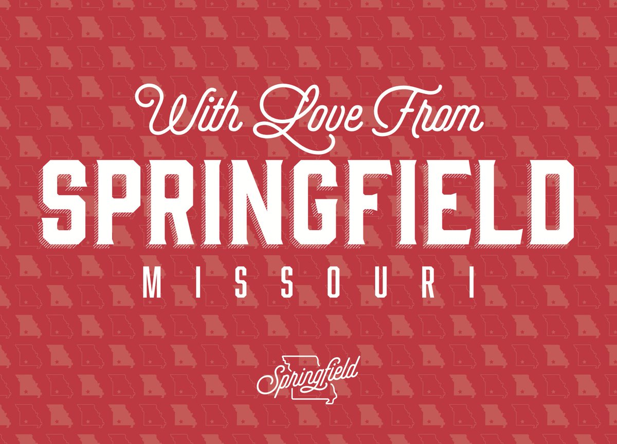 seanmdixon's tweet photo. Missing your friends and family? The @SpringfieldCVB is giving you the chance to send a free "With Love From Springfield" postcard this week. It's all part of our celebration of National Travel and Tourism Week.

Send your love here: https://t.co/aWSN5irHOo https://t.co/NkBF9jLI46