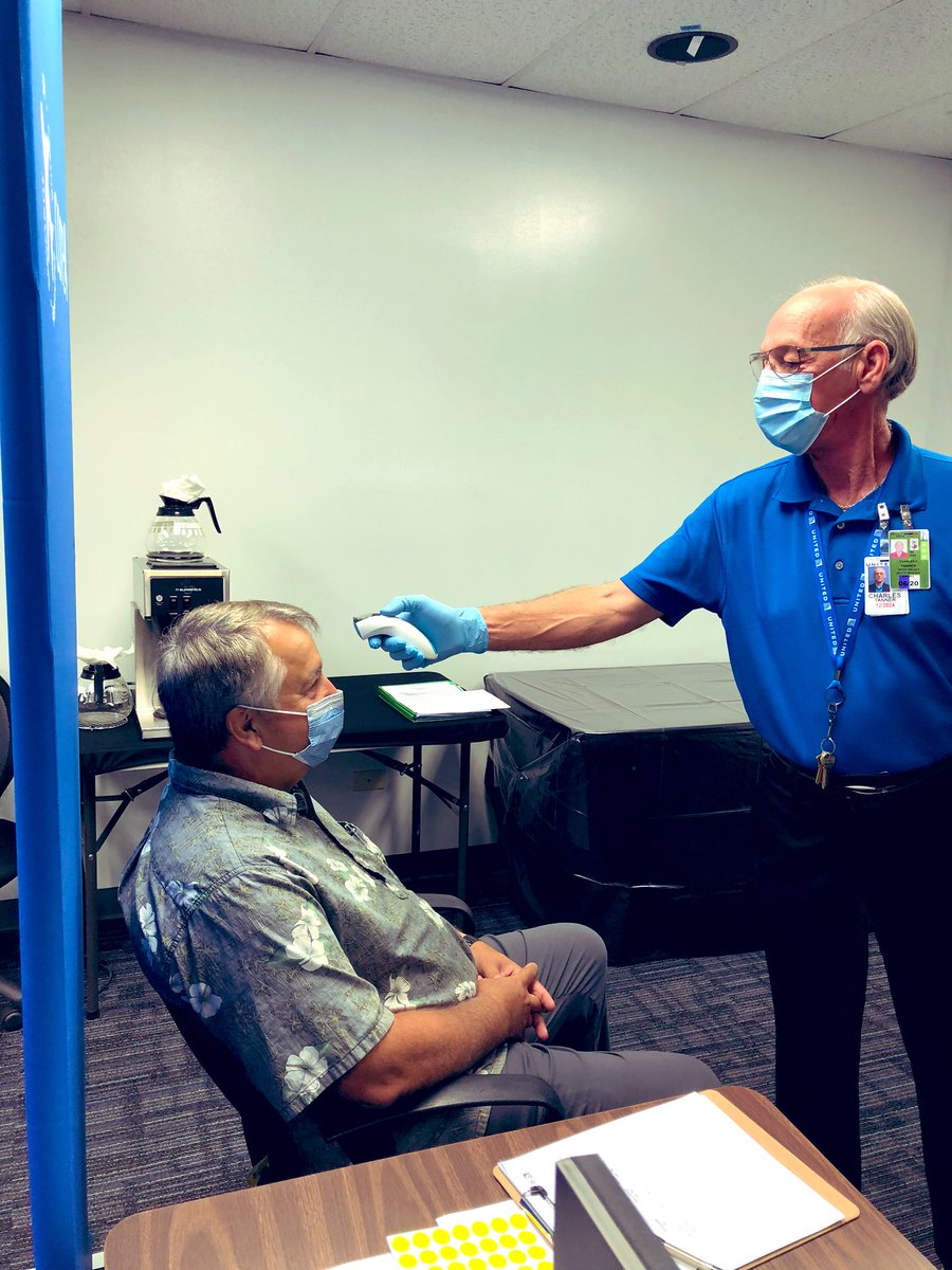 GUM rolls out temperature checks, to keep each other safe, healthy and strong! #UAPacificsafety #beingunited #whyIloveAO