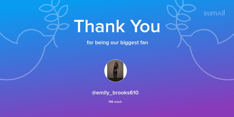 stuartcara1's tweet photo. Our biggest fans this week: emily_brooks610. Thank you! via https://t.co/3CHAP3qp5o https://t.co/KKejEU1ADj