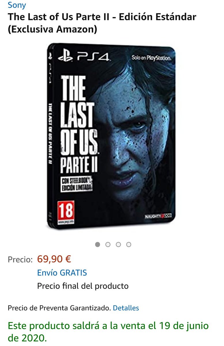 JouiME's tweet photo. The last of us2 ha conseguido ser Gold y las reservas ya están abiertas!! En @amazon tenemos su propia versión con Steelbook y en @Fnac_ESP @VideojuegosGAME @MediaMarkt_es estará la versión standard a 70€, la Steelbook con libro ilustraciones a 90 y la collectors edition a 180€ https://t.co/IYwWjvrFYb