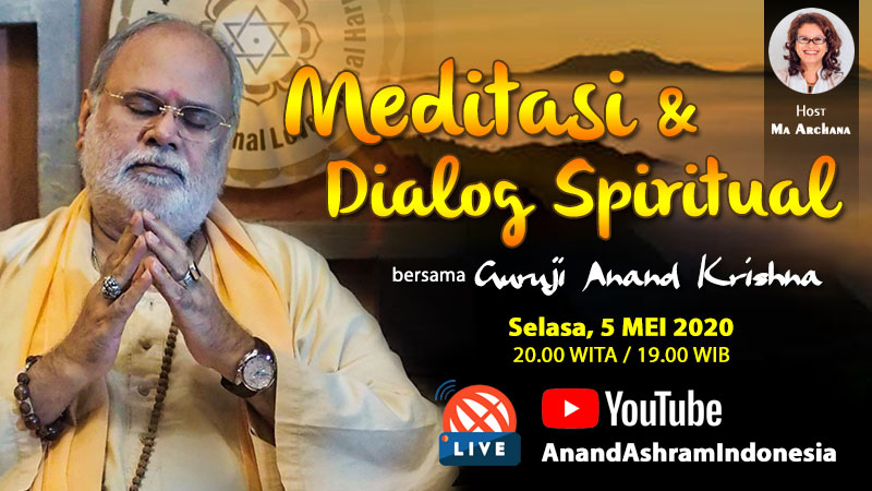akcentrekuta's tweet photo. MALAM INI
Ikuti LIVE Bimbingan #Meditasi #Sehat &amp; #DialogSpiritual dg #Guruji @Anand_Krishna_

Selasa 5 Mei'20 -19.00WIB/20.00WITA

Click https://t.co/cbaR0E5tiF

#PanduanMeditasi #BimbinganMeditasi #KelasMeditasi #MeditasiPemberdayaanDiri #MeditasiOnline #DiRumahAjaYa  #Germas https://t.co/iYVpVlQSst