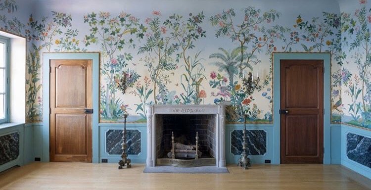 VillaTerrace's tweet photo. What lovely Spring wallpaper the Zubar Gallery has. https://t.co/w1qucuNQSW