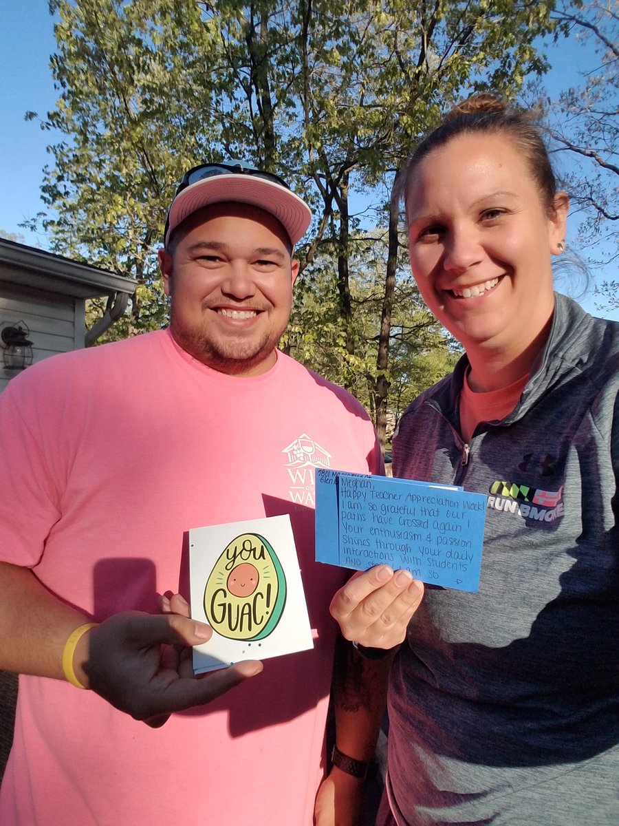 When your principal's think alike! Thanks Mrs. Roach from <a href="/LinthicumES/">Linthicum Elementary</a> and Mr. Wojtila from <a href="/TheBeach_AACPS/">Riviera Beach Elementary</a> for your kind words of appreciation! #AACPSAwesome