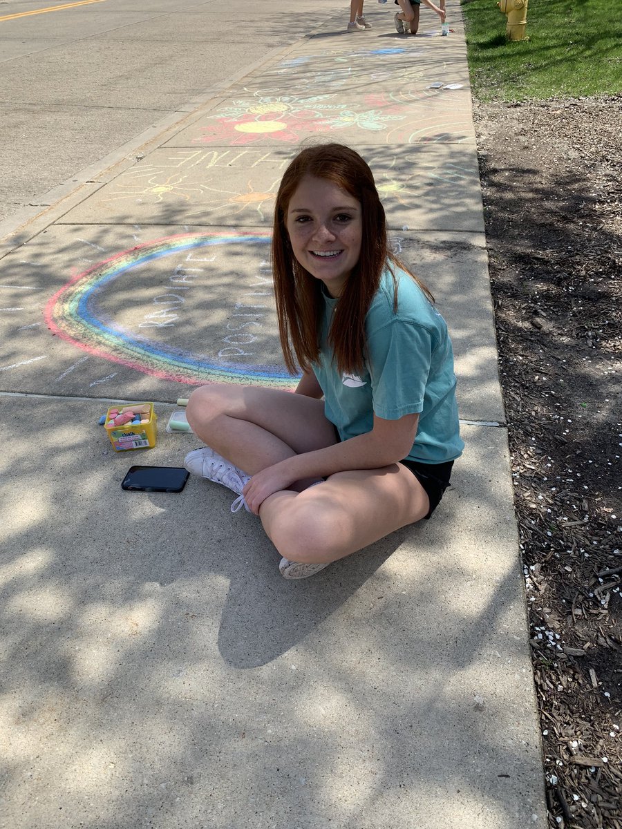 GWBusFACS's tweet photo. Happy Teacher Appreciation Week!  Freshman Board hard at work radiating positivity!! #TogetherWeAreWest @GWHilltoppers @GWBoosters @GWWestNation @glenbardwestway https://t.co/RHeIJDshvV