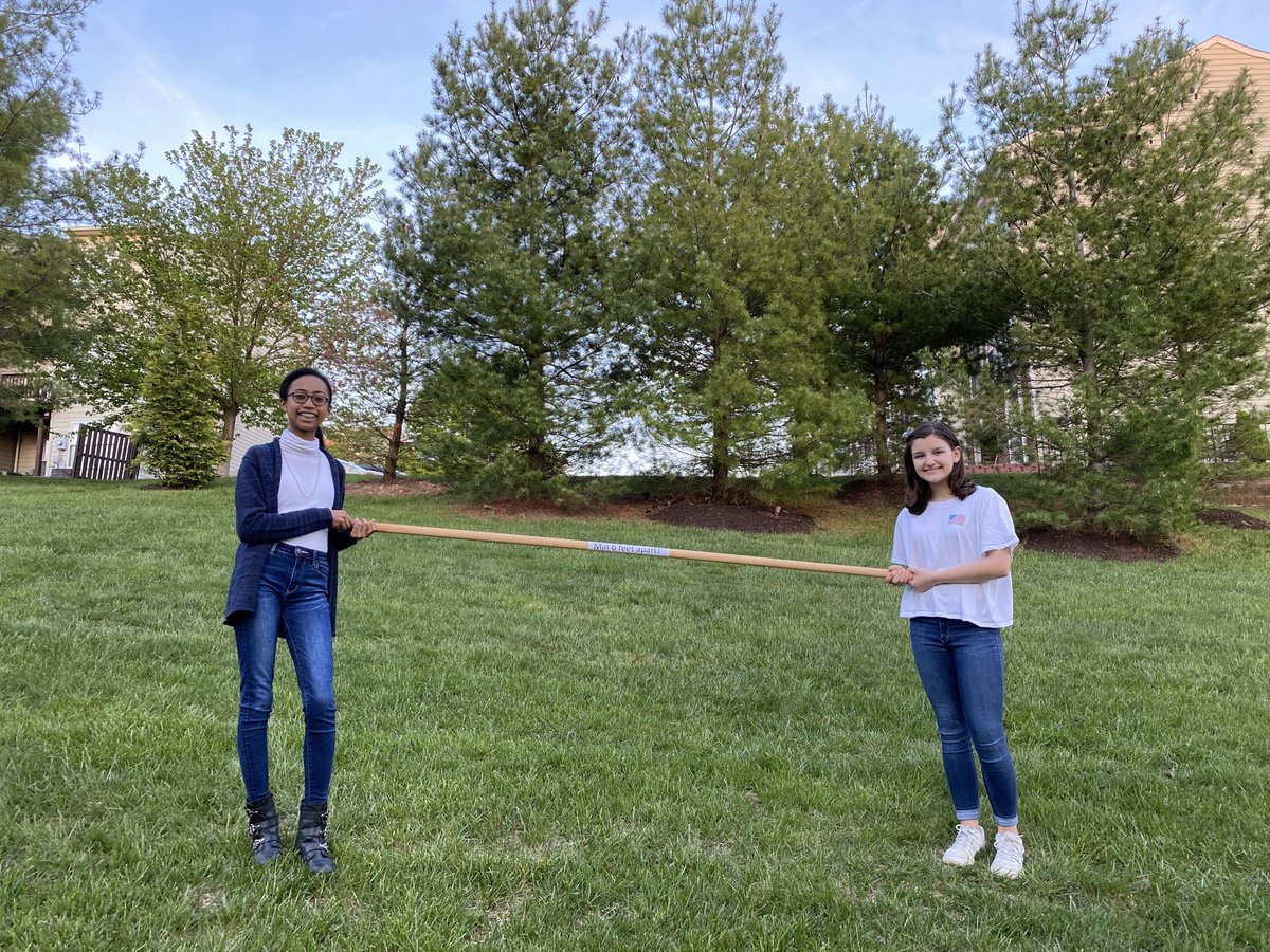 LudaBujoreanu's tweet photo. CovCids team from ⁦@GlasgowMS⁩ finished their ⁦@technovation⁩ pitch video for CovAid app while observing social distancing requirements ⁦@TechGirls⁩ ⁦@GirlsWhoCode⁩ ⁦@Jfloy15⁩ https://t.co/zCpnXflHSn