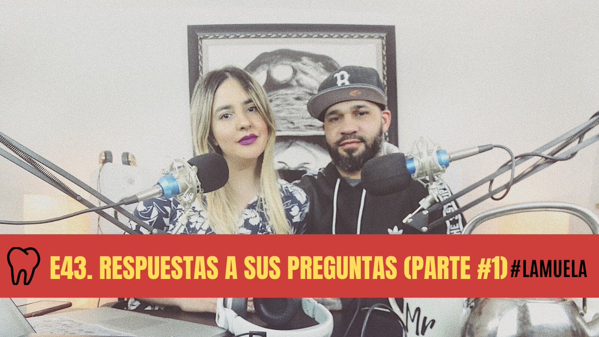 💯🤟🏽🎙Feliz inicio de semana familia! Estrenamos ahora el episodio # 43 de La Muela! 
Hoy es un podcast especial donde respondemos algunas de las preguntas que uds nos dejaron!
🥵Un abrazo grande y no olviden suscribirse al canal!
DALE PLAY:
👀youtu.be/oB29kD9a_Wc