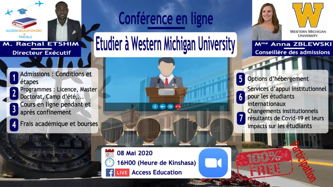 AccessEducatio2's tweet image. Enfin ça y est ‼️ 🤗
La conférence tant attendue aura lieu ce 08/05/2020 à partir de 16h00 (heure de Kinshasa) 📱💻
Pour participer à la conférence, veuillez-vous inscrire au préalable en cliquant sur le lien suivant : 👉🏽zoom.us/webinar/regist…