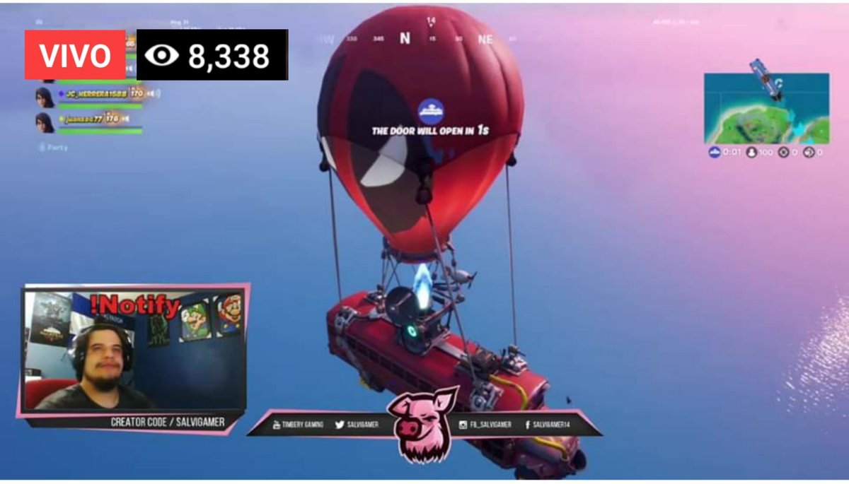 Feliz Inicio de Semana Para Todos
Vamos a Jugar un Rato Fortnite con el Dogor, Juanse77 y La Chepona 
🔴 en vivo
Pasenla bien y portece bien!! 
#QuededateEnCasa
Espero La Pasen Bien
facebook.com/SalviGamer14/v…