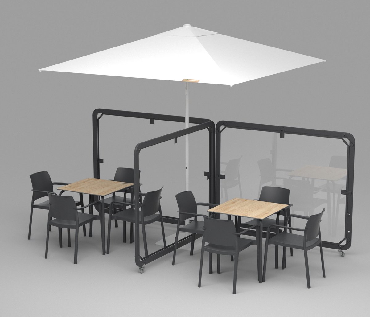 alkeronline's tweet photo. 🦠 Protección #covid19 Separadores para cualquier negocio, indicado para hostelería #bar #restaurante #cafetería Enlace de compra en https://t.co/TKlXmf2gfu https://t.co/AerKLC1Dh2