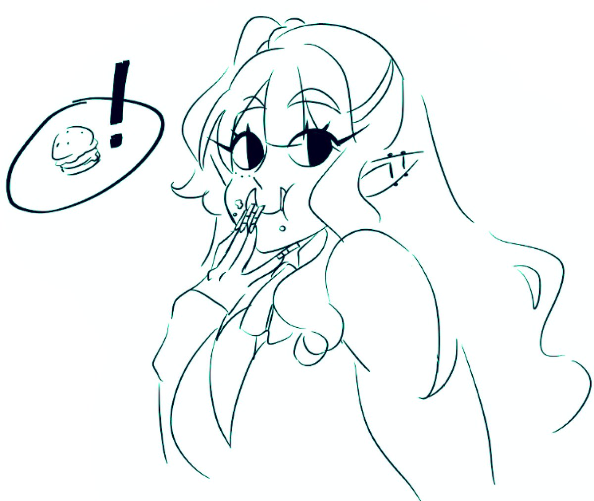 MyutoEve's tweet photo. Had an idea and wanted to draw it out 
Orc Gal https://t.co/jhiMNlQqDu