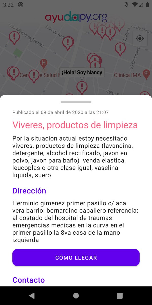melizeche's tweet photo. Hola!
Gracias al capo de @rubenlop88 https://t.co/WhrBeKlyY8 ya tiene app para Android también y está muy buena! Disponible en el PlayStore 💯
Descarguen, prueben, compartan y si pueden vean si tienen a alguien cerca para poder darle una mano🤝 #AyudaPy
https://t.co/tM811bvjtC https://t.co/gyAybL5DoS