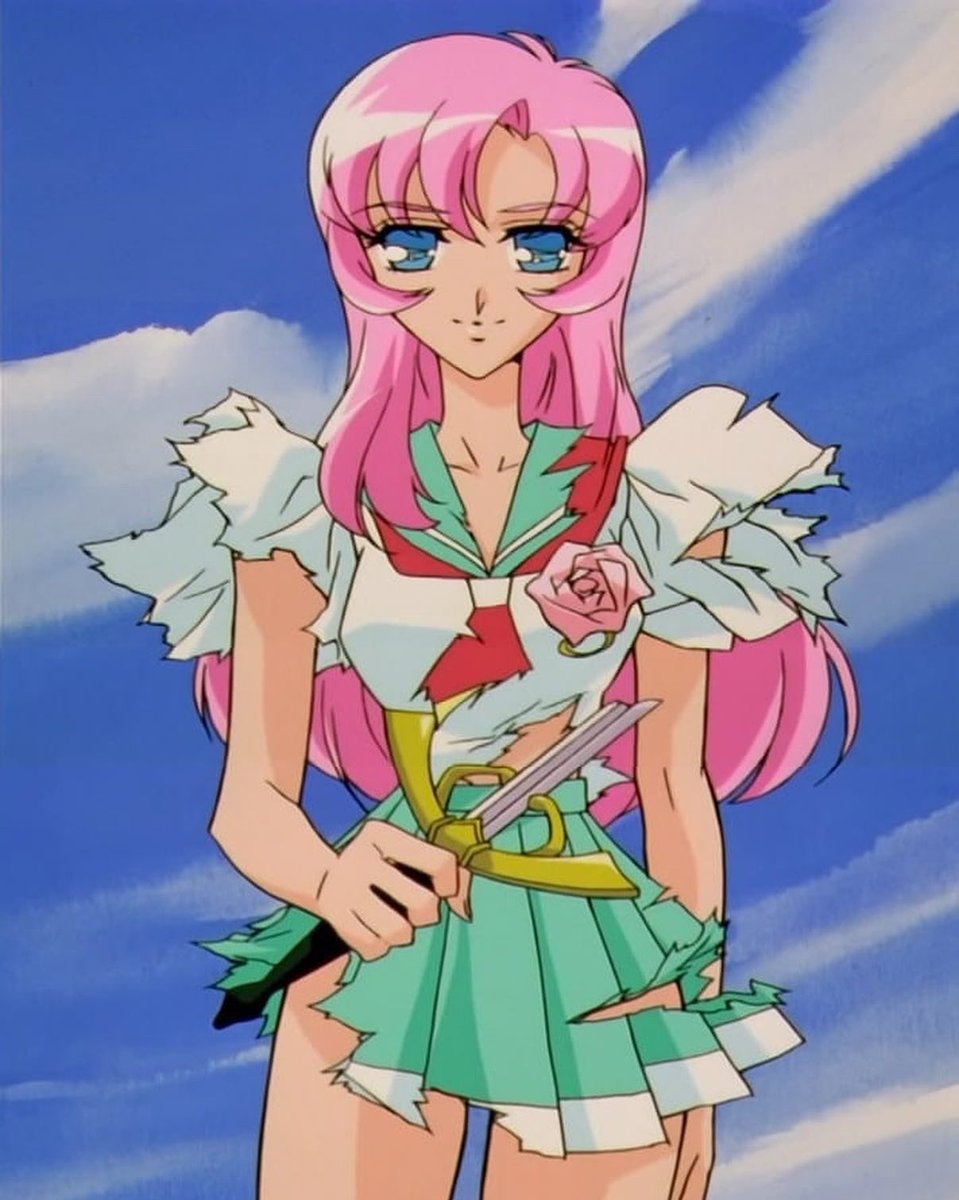motto_ash's tweet photo. Screen shot redraw. Revolutionary Girl Utena. One of my favorite episode is when she beats Touga. #screenshot #screenshotredraw #redraw #anime #utena #utenatenjou #utenaandanthy #swordfight #battlewon #revolutionarygirlutena #pinkhair #rose #rosebride #shine #sparkle https://t.co/c7nwl8BSX3