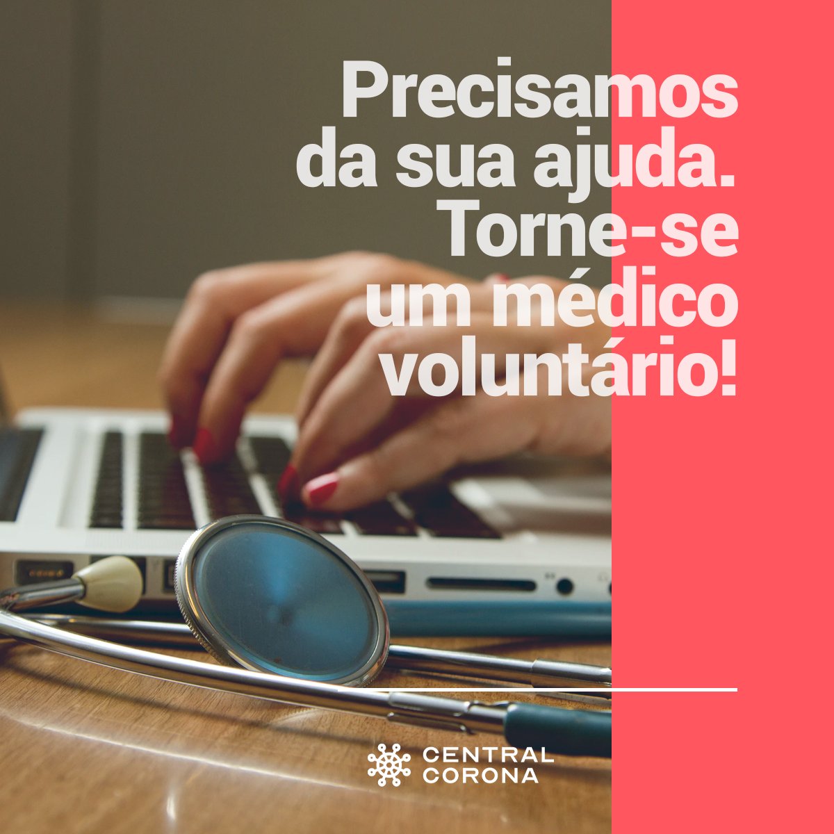 central_corona's tweet photo. Já pensou em poder ajudar e salvar a vida de centenas de pessoas? Junte-se ao time de médicos voluntários da Central Corona e faça a diferença nessa luta!

Saiba como participar do projeto: https://t.co/jUv2TtVkjG 😊 #CombateaoCoronaVirus https://t.co/kGk2UNxEWs