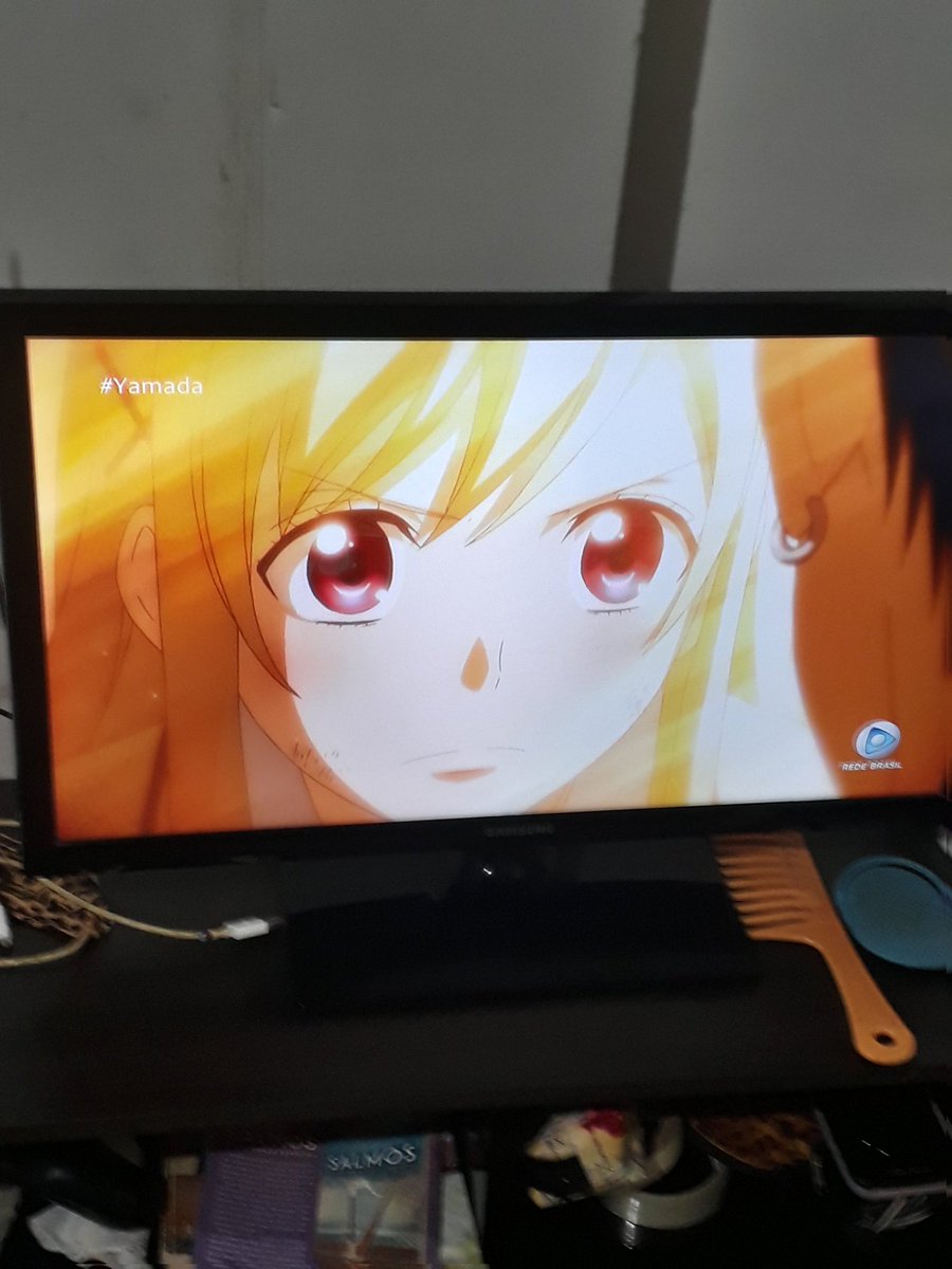 LucasMine_OFC's tweet photo. Assistindo Yamada- Kun Dublado na Tv Brasil kkkakkakk mt foda #Yamada #crunchyroll #RedeBrasil https://t.co/uq4y6qykUV