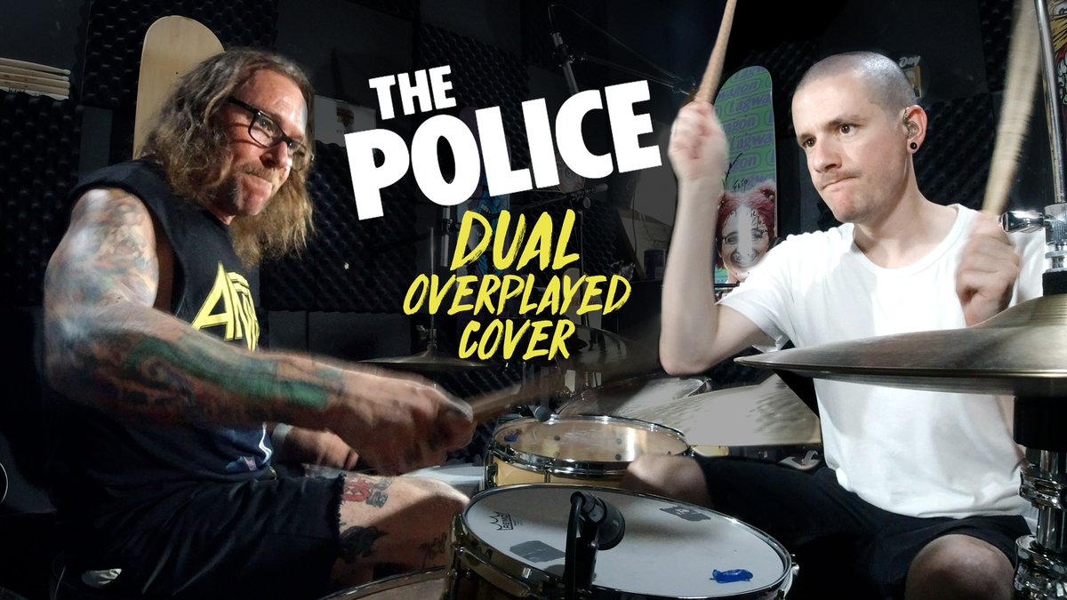 Gordy and I share the same favourite Police song, so back in Dec we recorded a dual overplayed version of it when he was in town with @frenzalofficial. Gordy is one of my favourite drummers so it was really cool to see him work his magic on this thing - out later this week!