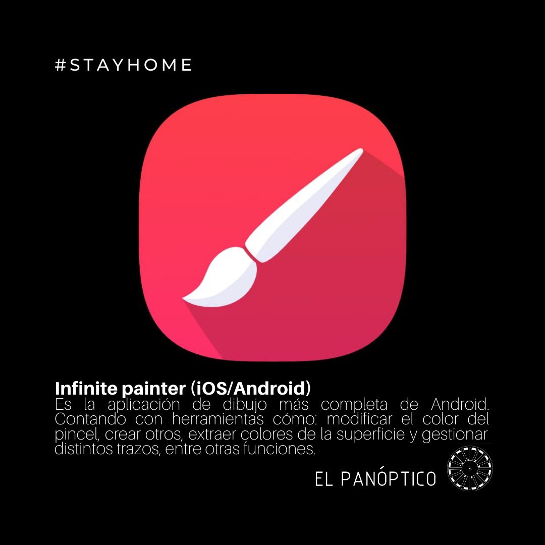 Elpanoptico__'s tweet photo. Hoy en nuestros recomen🎲 verán estas Apps que podrán descargar desde sus equipos celulares iOS/Android y puedan pasar una cuarentena aún más creativa, esperamos las disfruten  #StayHome. #podcast #art #design https://t.co/IDzAdnH7ag