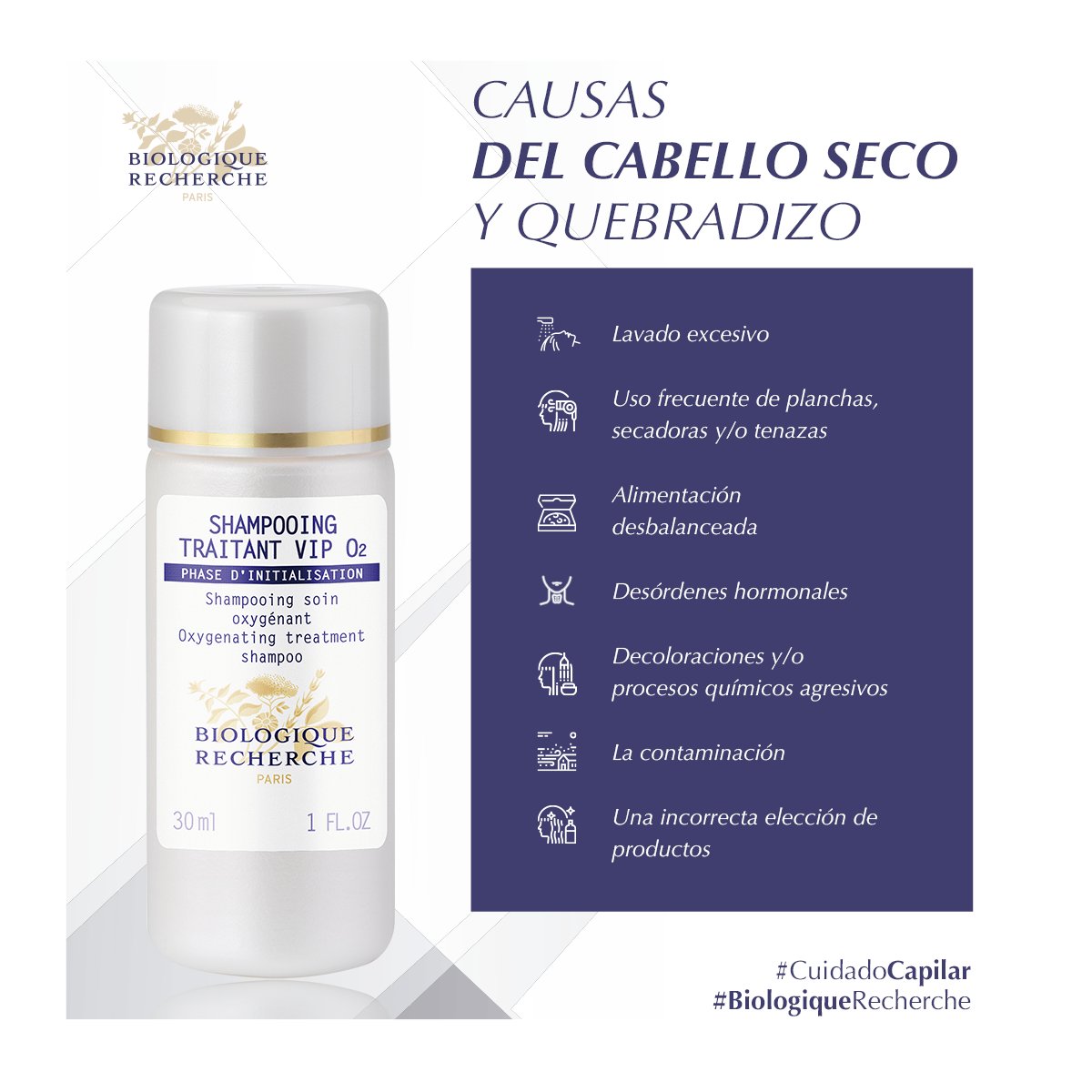 Busca el tuyo en la tienda online de tu #CentroCertificadoBR más cercano y rescata la melena de tus sueños.
#CuidadoCapilar
#BiologiqueRecherche