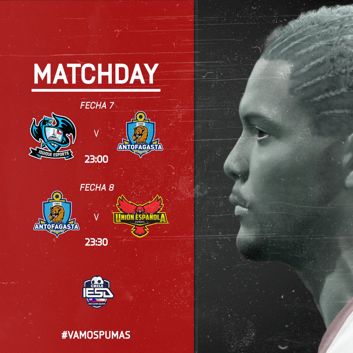 #IESA | Foco 💡, mentalidad ganadora 🧠, y unidad 🗣
.
.
Todos los #PumaGamers saldremos con la misión de buscar los primeros lugares en el campeonato #IESA2020 🏆
.
.
Vamos, equipo, que empiece la escena 🎬
.
.
#CDAeSports