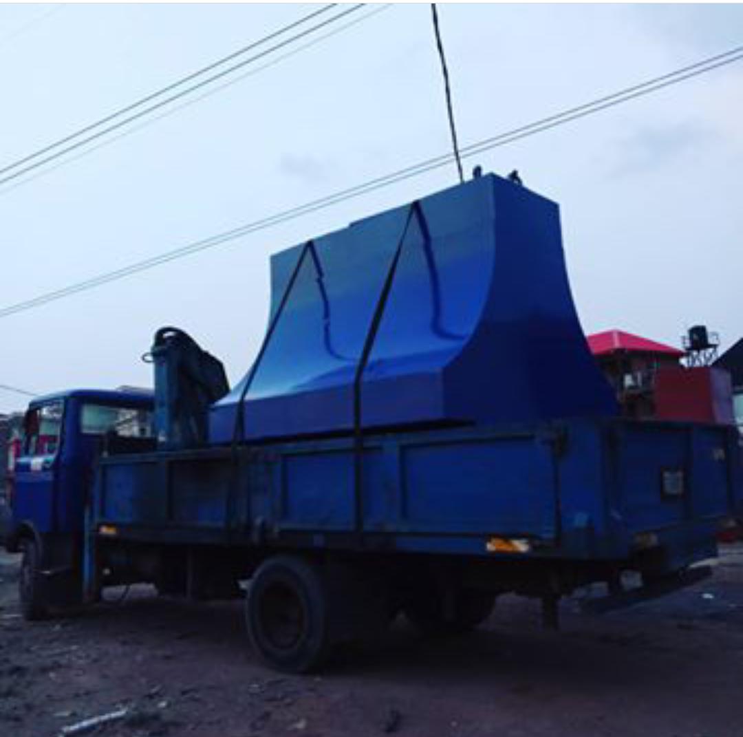 SERVIQEnergy's tweet photo. #Throwback Tank delivery to client's location. Fabricated locally and delivered within schedule. #steelfabrication #greatservicealwaystherightchoice https://t.co/7RkcDEH1i8