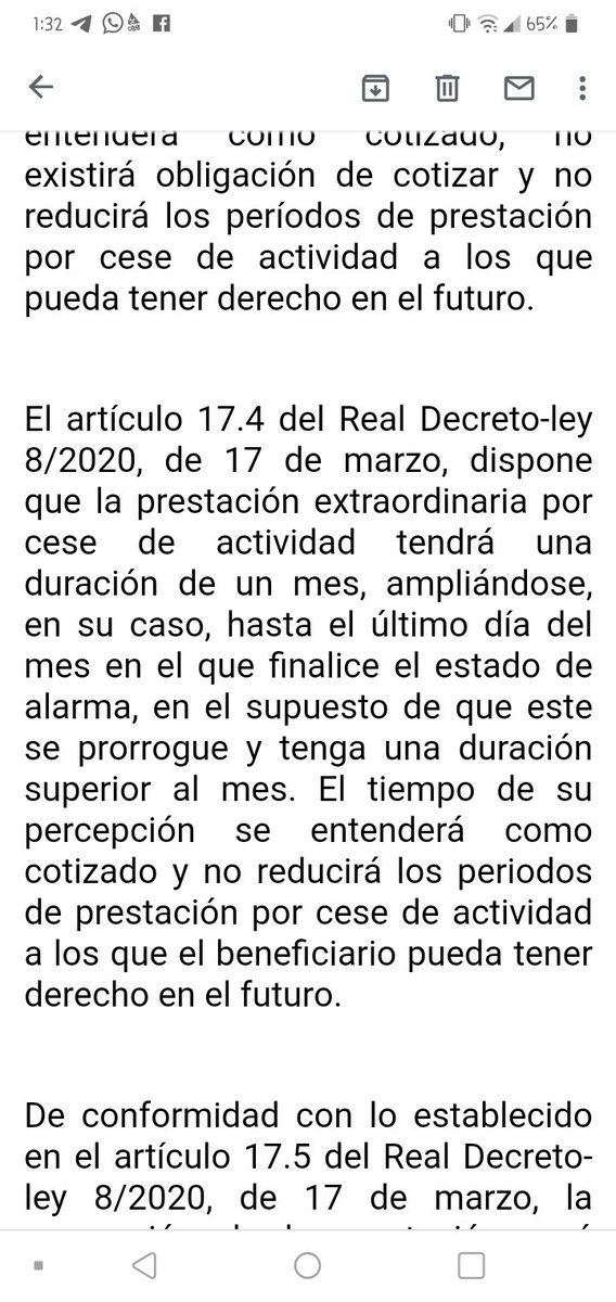 MaLuGoFi's tweet photo. Leo a unos cuantos taraos defender el fin del estado de alarma. Aquí el párrafo de mi ayuda por cese de actividad en el que reza que está supeditada al Estado de Alarma. Con los Ertes pasa lo mismo. Si se acaba la causa mayor nos vamos todos al carajo. #OposicionMiserable https://t.co/yH9oBn2EqK