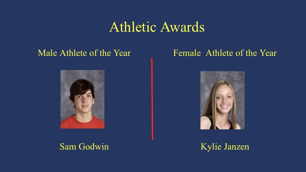 SouthmooreHoops's tweet photo. Congratulations @SamGodwin__  and @Kjanzen23  2020 Southmoore SaberCats Male and Female Athlete’s of the Year!! Both 4.0 GPA and above - Academic Excellence.    #StudentAthletes   #SaberCatProud https://t.co/OkceXMISfH
