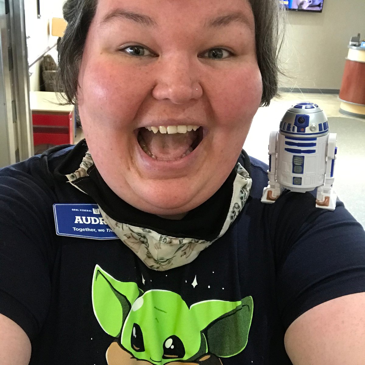 ornlfcu's tweet photo. May the 4th be with you! Our employees had some fun in true Star Wars fashion, enjoyed some wookie cookies, and  passed along some funny Jedi jokes to members. ✨

#Maythe4th #Maythe4thBeWithYou #StarWarsDay https://t.co/Rt3HtqA6FB