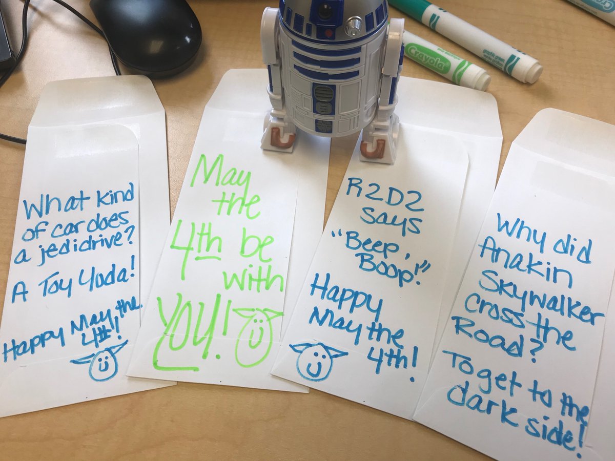 ornlfcu's tweet photo. May the 4th be with you! Our employees had some fun in true Star Wars fashion, enjoyed some wookie cookies, and  passed along some funny Jedi jokes to members. ✨

#Maythe4th #Maythe4thBeWithYou #StarWarsDay https://t.co/Rt3HtqA6FB