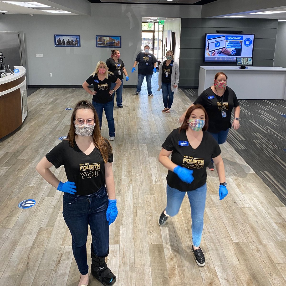 ornlfcu's tweet photo. May the 4th be with you! Our employees had some fun in true Star Wars fashion, enjoyed some wookie cookies, and  passed along some funny Jedi jokes to members. ✨

#Maythe4th #Maythe4thBeWithYou #StarWarsDay https://t.co/Rt3HtqA6FB