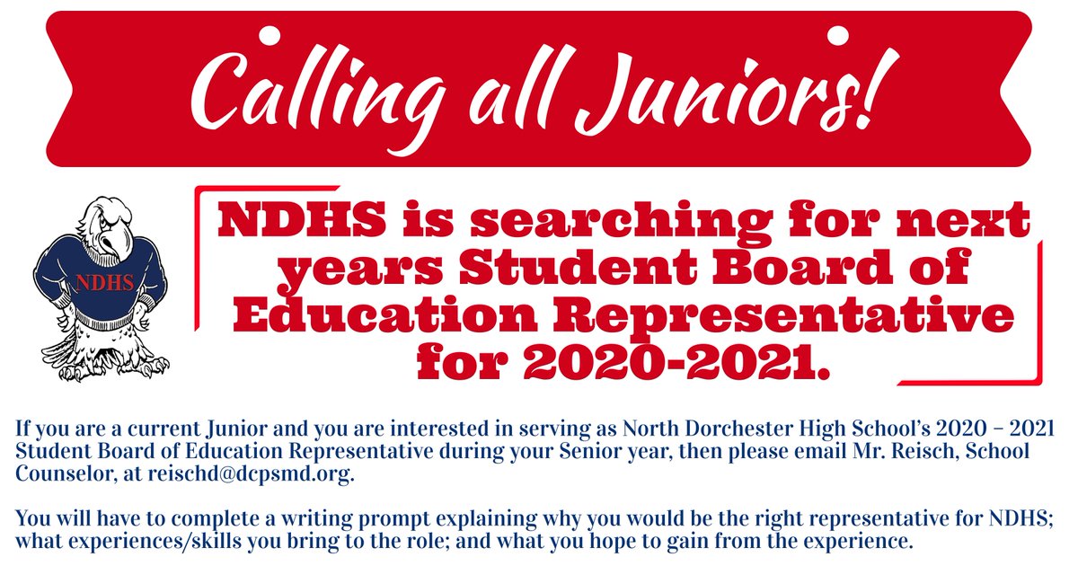 Attention Juniors 📣