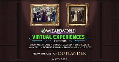 FANEXPOHQ's tweet photo. WW's Virtual Experiences: Outlander w/ Duncan Lacroix @RikRankin @JohnBell Ed Speleers @colinmcfarlane @TimDownie1 &amp; @TheKyleRees

Got a question you would like @MikeGDoesThings to ask during the FREE Q&amp;A? Comment for a chance to have your question asked &amp; tune in @ 10A PT/ 1P ET https://t.co/UuaNAPZUV5
