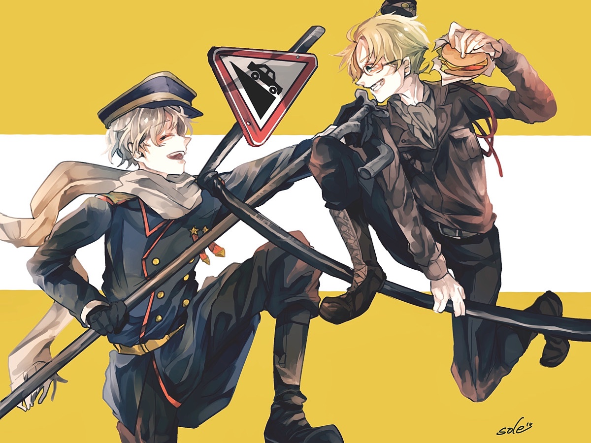 早く消えてくれないかな」」 春待ちです???? #ヘタリア #ヘタクラ 