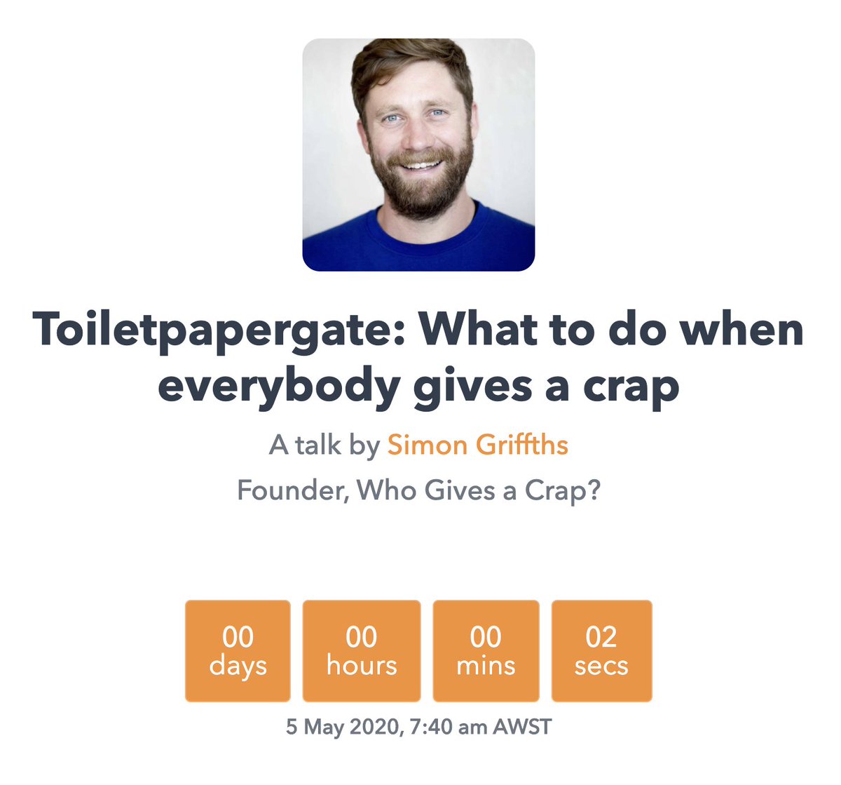 Ooh this is going to be a good talk! Very topical.... and also VERY interesting and relevant insights for what we're experiencing!

#ChangetheWorldevent