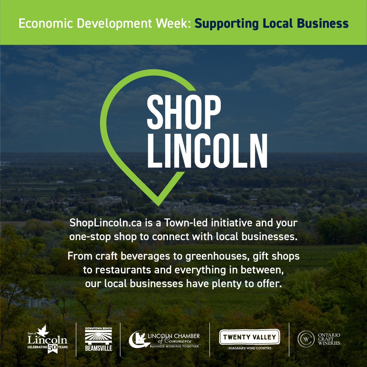 It is Economic Development Week! Now is a more crucial time than ever to support our local businesses. #EcDevWeek #ShopLincoln

Shop Lincoln is coming soon, so sign up your local business to access this excellent resource of support. Sign up:  ow.ly/3m3D50zwfdf