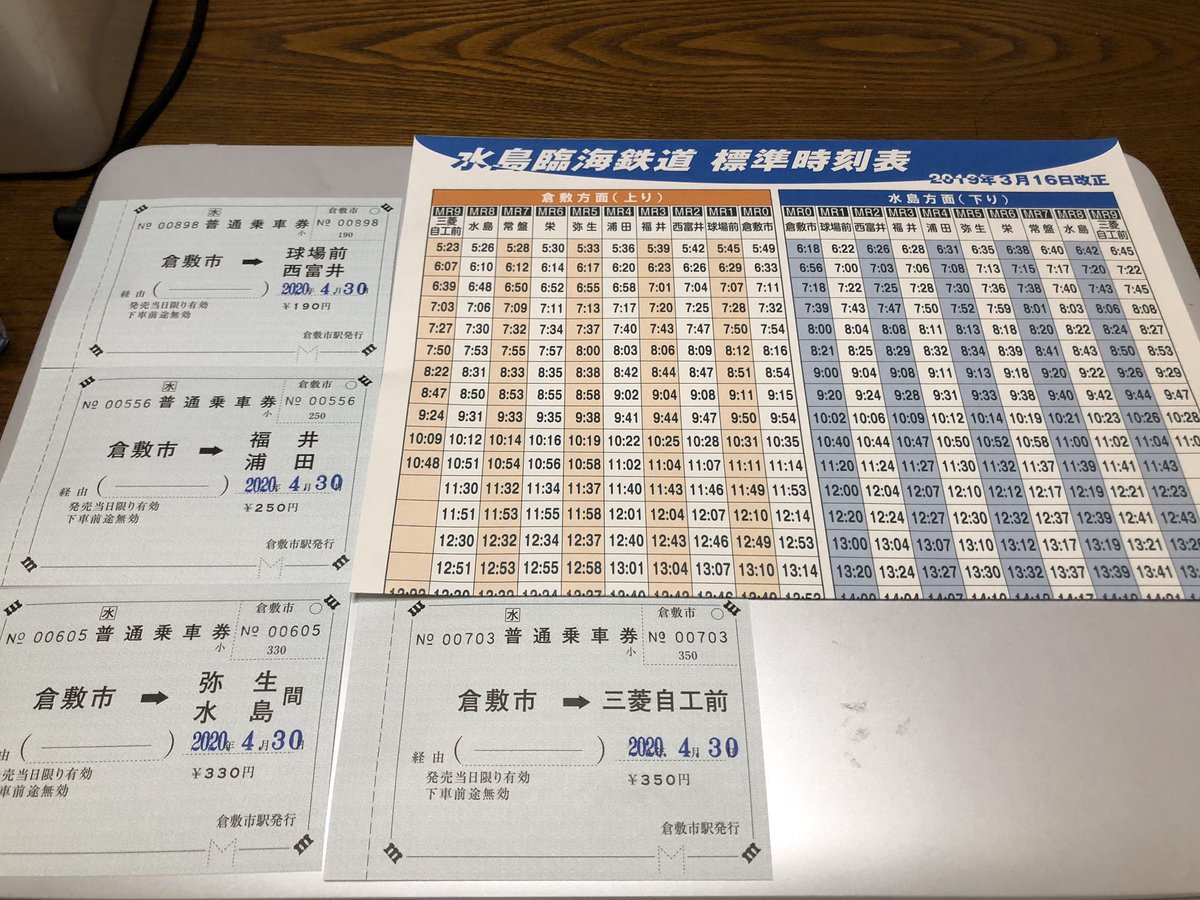 「水島臨海鉄道」のリアルタイムTwitter（ツイッター）ほぼ一覧