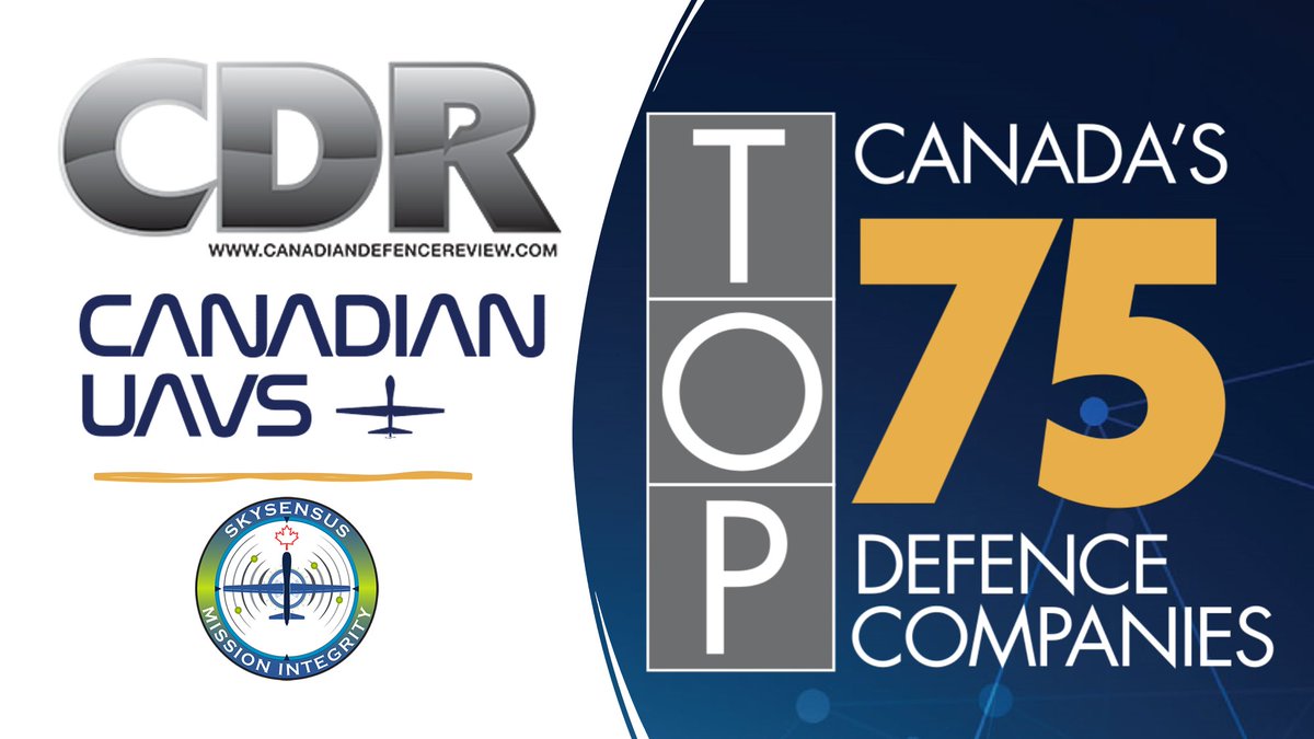 <a href="/CanadianUAVs/">Canadian UAVs</a> is proud to have made the 2020 Top 75 Defence Companies for the first year (but not the last) by the Canada Defence Review Magazine. We are pleased to share this recognition with our partners at <a href="/PeratonCorp/">Peraton</a> and @QinetiQNorthAm. 
linkedin.com/posts/canadian…