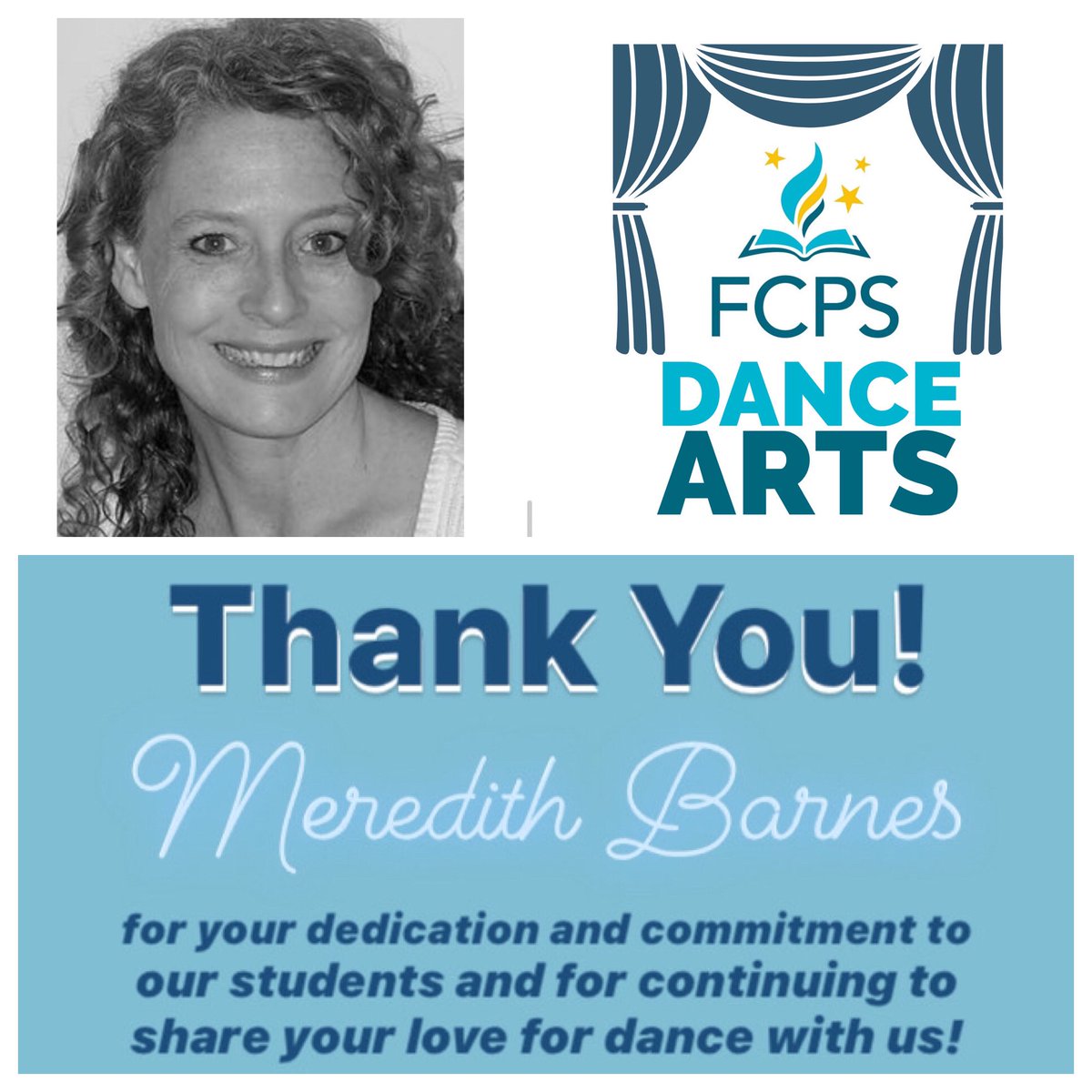 FCPSDanceArts's tweet photo. Did you guess correctly?? ππ»
.
Thank you Meredith! We appreciate all you do for our dancers! @Fairfax_Academy
.
#teacherappreciationweek #FCPSDanceArts #FCPSDance #weloveourteachers #danceteacher #danceeducation #dance #teacher https://t.co/vfps4CeQ72
