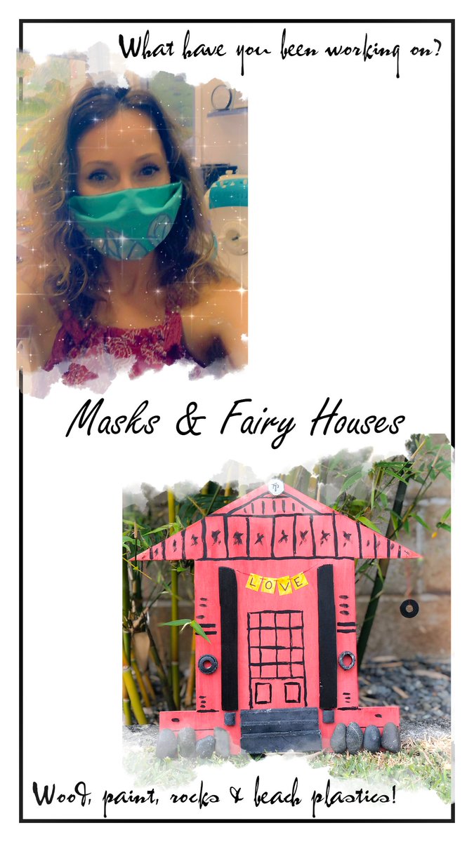 CenseoAV's tweet photo. CENSEO | Working From Home

"We had a family fairy door building competition! My son and I won with his unique design &amp; reusable embellishments.

Sewing masks for family, friends, and co-workers has become my newest hobby." - Jaime Clark Beiler https://t.co/YD4VZbnU1P