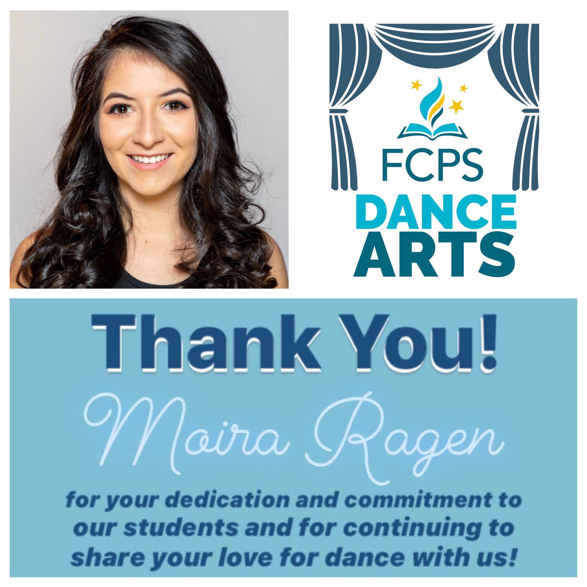 FCPSDanceArts's tweet photo. Did you guess correctly?? ππ»
.
Thank you Moira! We appreciate all you do for our dancers!
.
#teacherappreciationweek #FCPSDanceArts #FCPSDance #weloveourteachers #danceteacher #danceeducation #dance #teacher https://t.co/LBoE4nB5w0