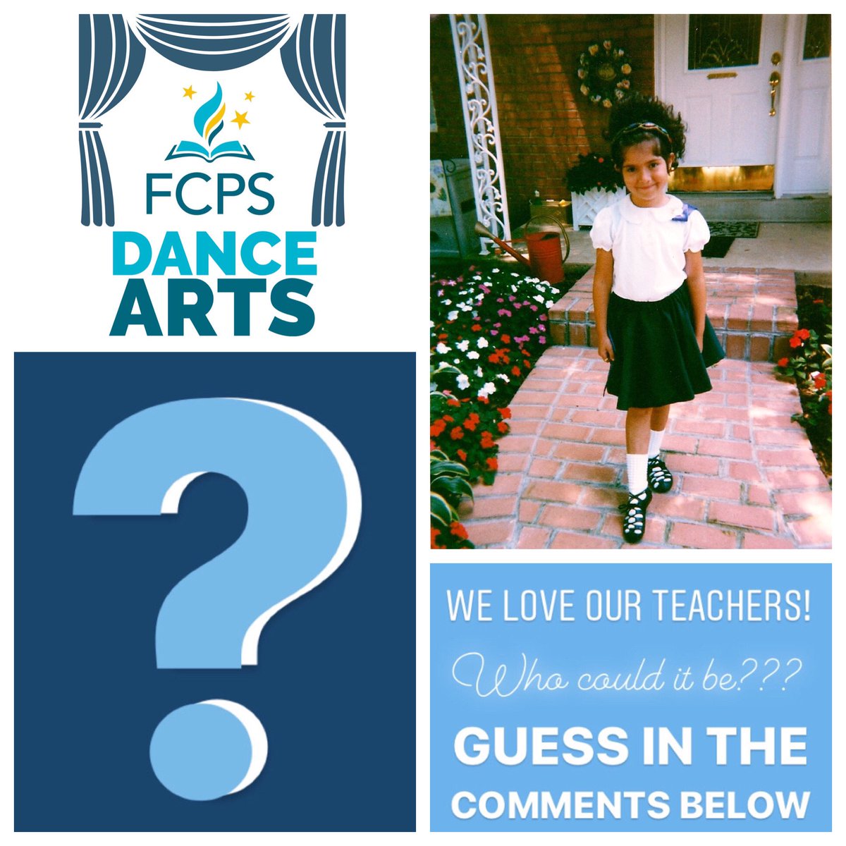 FCPSDanceArts's tweet photo. Did you guess correctly?? ππ»
.
Thank you Moira! We appreciate all you do for our dancers!
.
#teacherappreciationweek #FCPSDanceArts #FCPSDance #weloveourteachers #danceteacher #danceeducation #dance #teacher https://t.co/LBoE4nB5w0