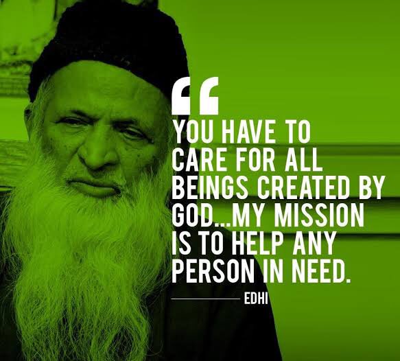 TheGivingHandPk's tweet photo. Remembering the great #Edhi in the times when we all should be the light bearers following his vision. #Humanity #Philanthropy #BailoutHumans #Support #Needy #Donate #Charity #CoronaInPakistan https://t.co/sUJP3GKJRF