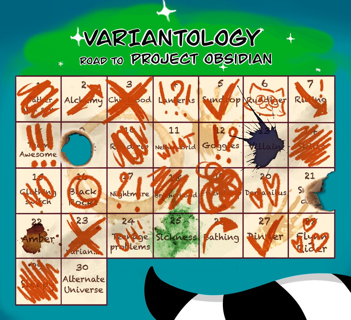 Proj_Obsidian's tweet photo. Hello! Do you know what day is today?
We have come at last to the FINAL day of #Variantology!

    ◈ For DAY THIRTY’s Prompt: Alternate Universe!

Now, for the last time... Pencils up!
https://t.co/ZioZVVzmXY

#RapunzelsTangledAdventure #TangledTheSeries #Varian #ProjectOBSIDIAN https://t.co/dfphEBfnTS