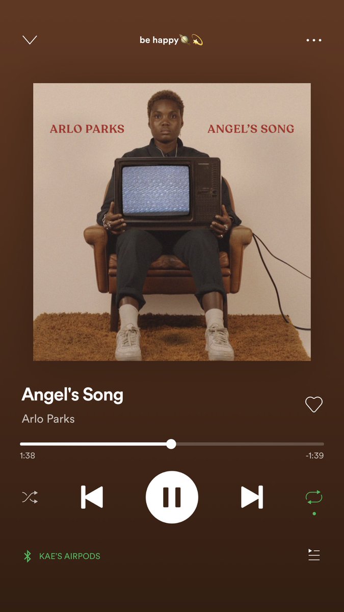 artist: arlo parksfav song: angel’s song