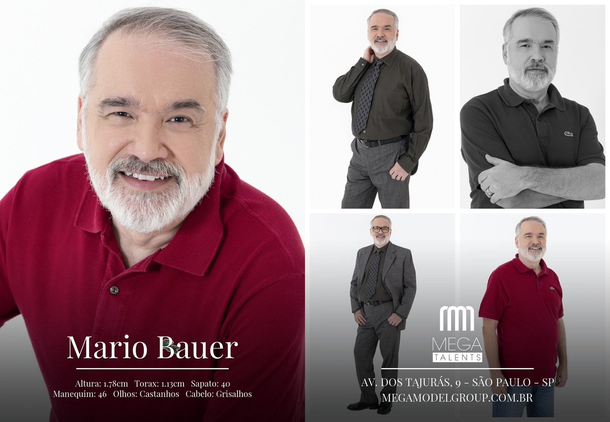 bauerml1's tweet photo. Modelo Sênior Mega Talents. Mega Model Group.
Photo by Ronald Luv @ronaldluvphoto Equipe Mega Model
#soumegamodel #megamodel
# model # modelo #seniormodel #modelodepassarela
#modeloprofissional #modelocomercial #modelomasculino #megatalents #megamodelgroup #sejamega https://t.co/pfylJzNmAD