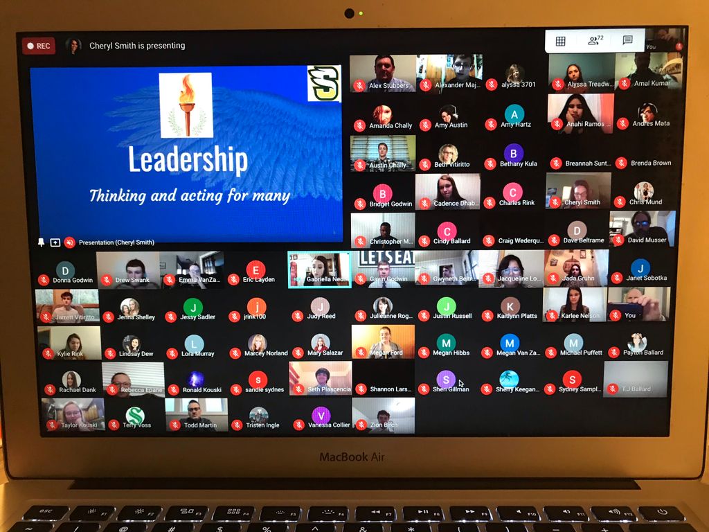 SaydelHS's tweet photo. Virtual NHS induction. Good work out of Mrs. Smith for stepping outside the box to recognize some of Saydel’s finest! https://t.co/GuU2AeTRV4