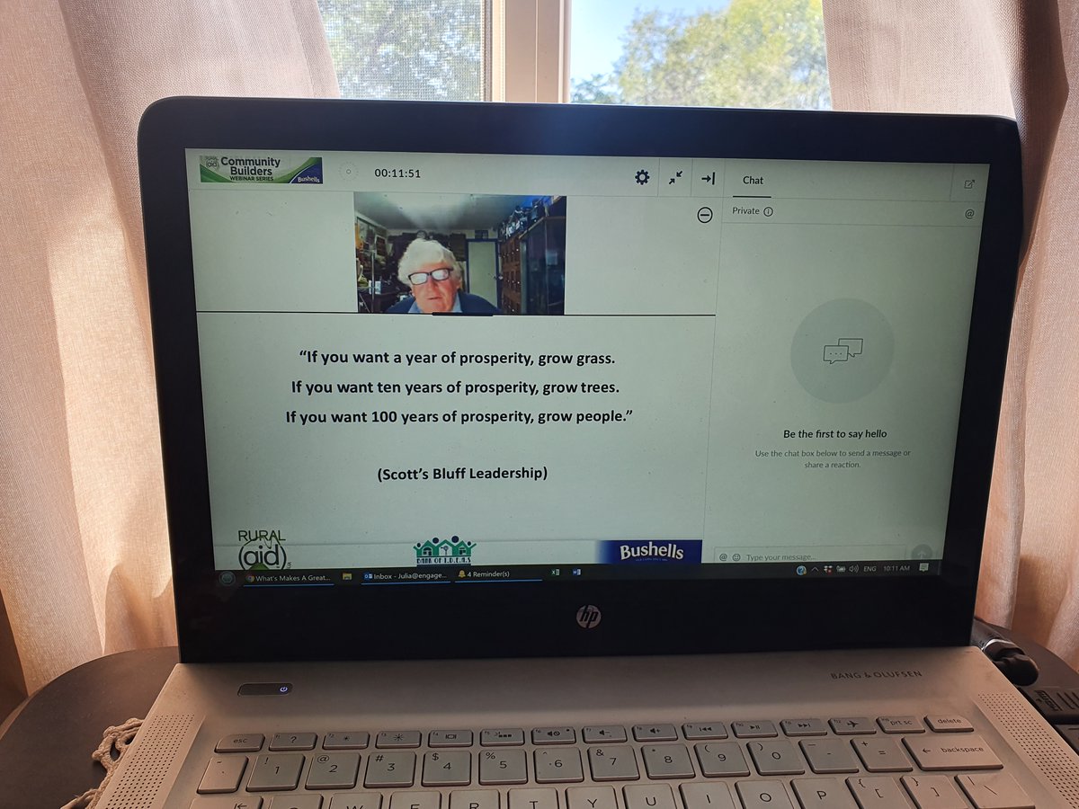 telford_julia's tweet photo. https://t.co/nPxEokRMiN
This was a great webinar! worth checking out if you are interested in #regional #rural #economicdevelopment
@ruralaid #Bushellstea @BankofIDEASAU
Looking forward to the rest of the series https://t.co/v94V7ZPdYB