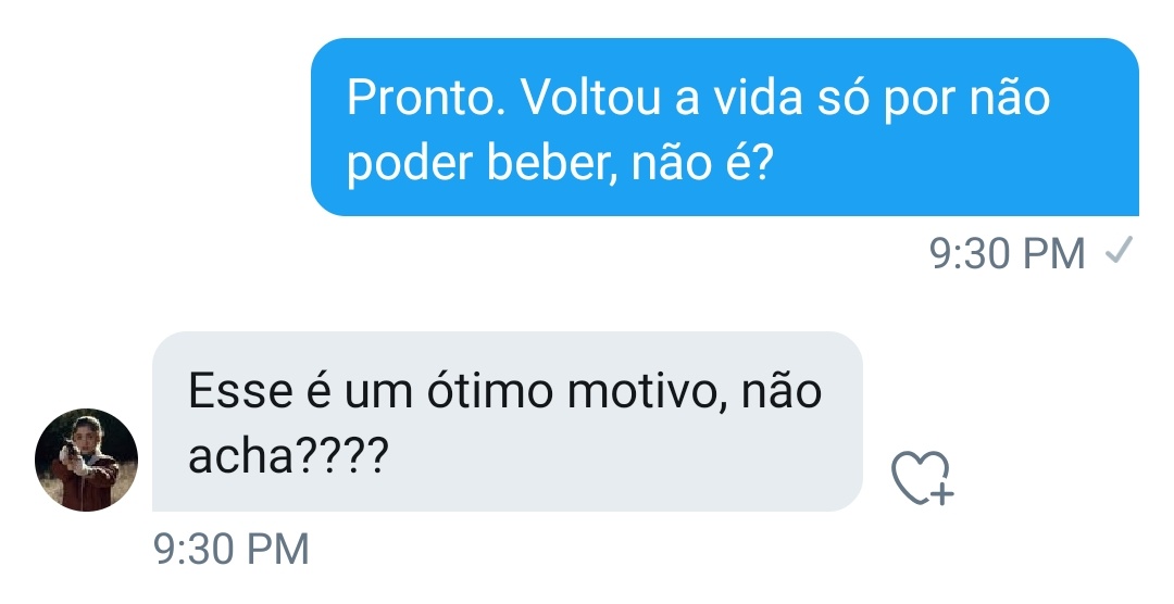 Quando se conhece alguém razoavelmente....