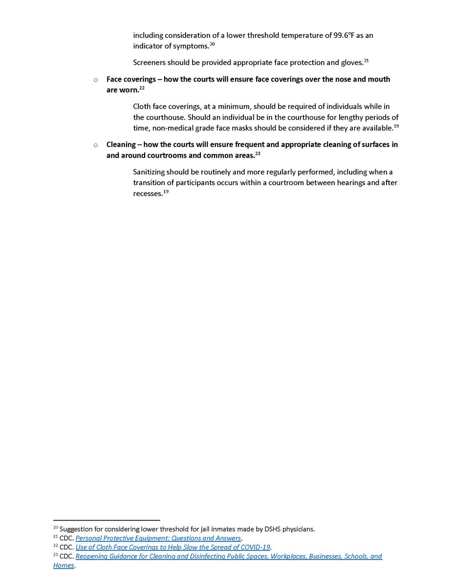 NEW - Guidance for All Court Proceedings held on or after June 1 released for the #TxJudiciary