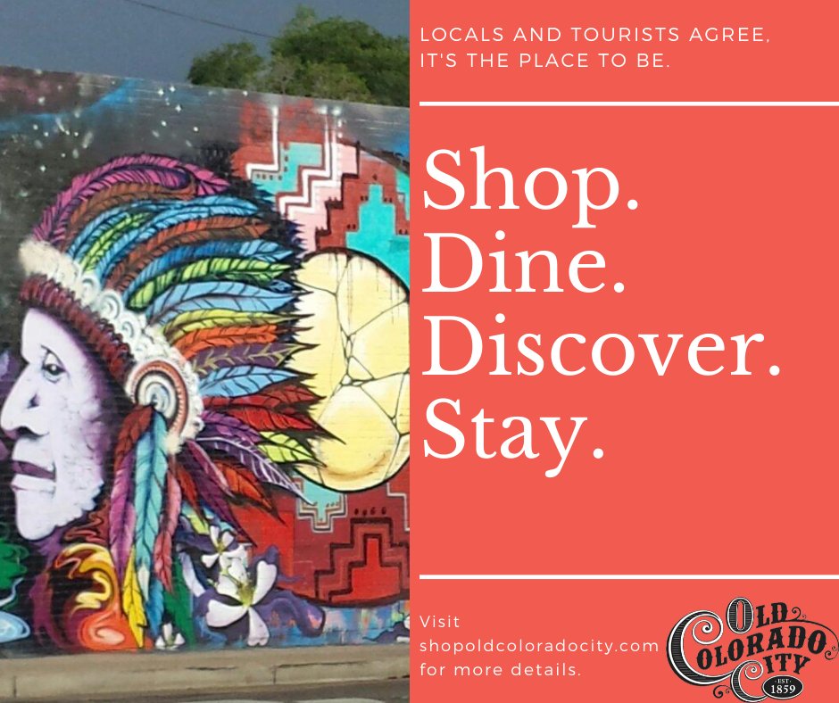 Many of our businesses are now able to open! Now is your chance to #discover all that Old Colorado City has to offer while also #supporting our local #businesses!

Visit our website for more information on shops that are open: shopoldcoloradocity.com/open-businesse…