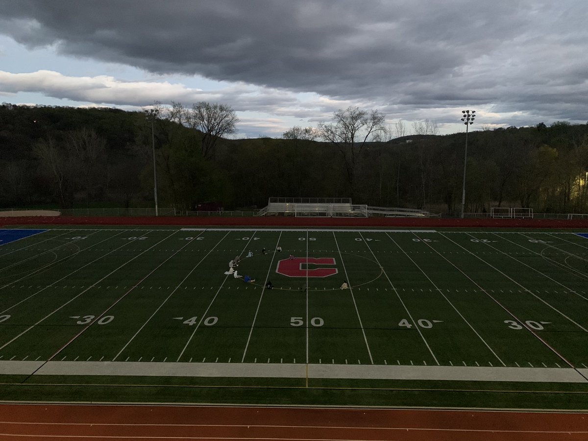Starting today, and everyday, at 20:20 (Miliatry Time) or 8:20pm the lights on the field will lit to honor our class of 2020 - The Seniors - who lost their senior year. It’s the least we could do. There may have been some loud music and dancing. #Carmel6Cs.